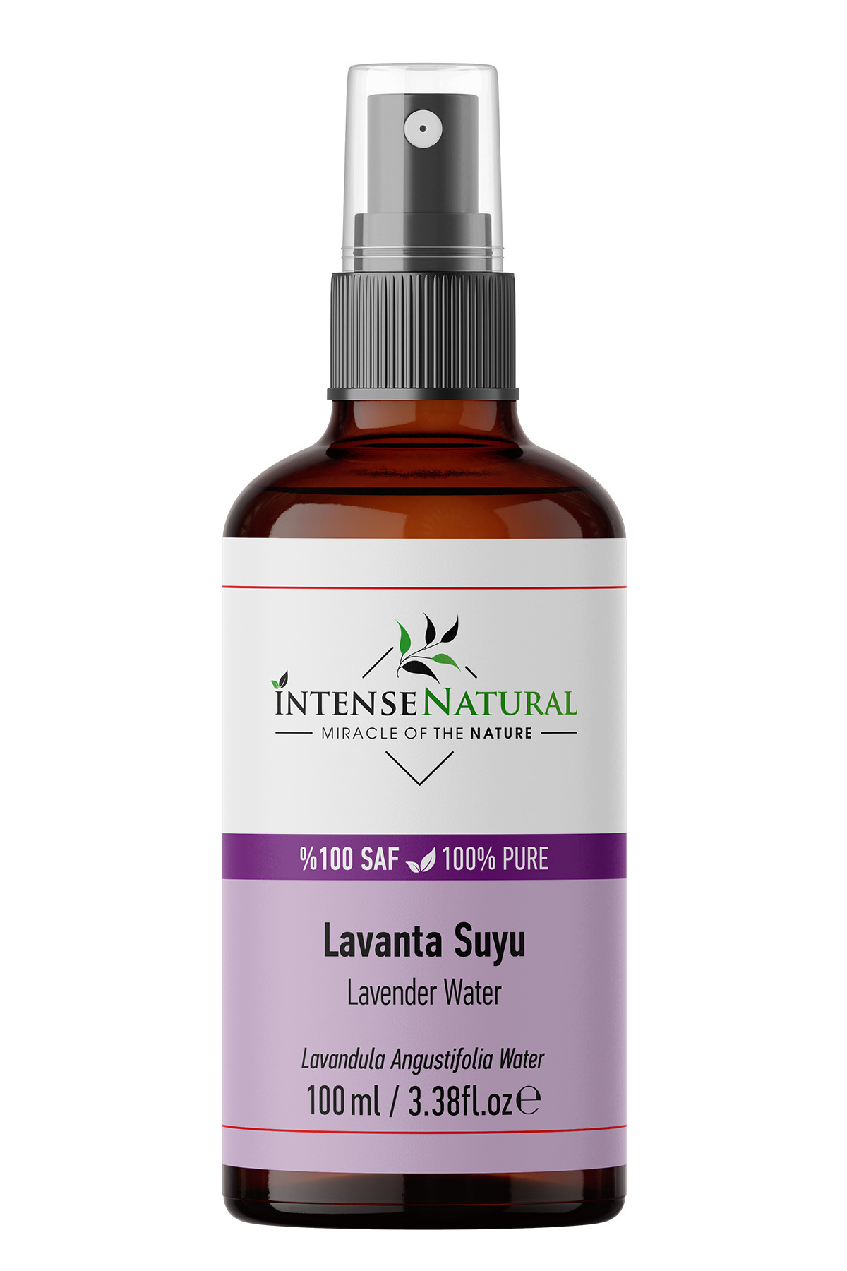 İntense Natural Lavanta Suyu 100 ml %100 Saf ve Doğal Saç Toniği Canlandırıcı Ve Besleyici Etkili Tonik