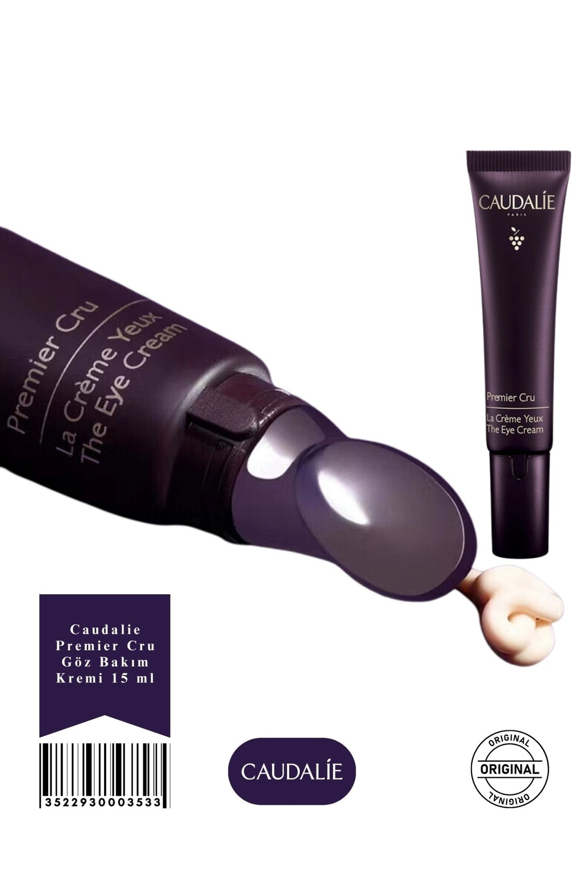 Caudalie Premier Cru La Anti Aging Göz Çevresi Yaşlanma Karşıtı Aydınlatıcı Bakım Kremi 15 ML