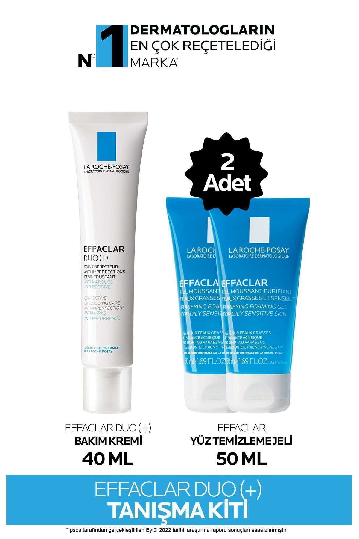 La Roche Posay Akneye Eğilimli Ciltler için Effaclar Duo Tanışma Seti