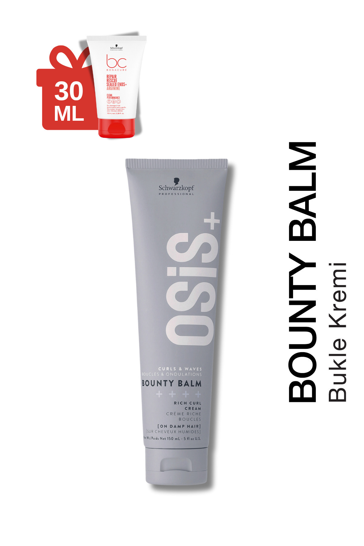 Osis Bounty Balm Yoğun Bukle Kremi 150ml + Bonacure Kırık Uç Önleyici Serum 30ml