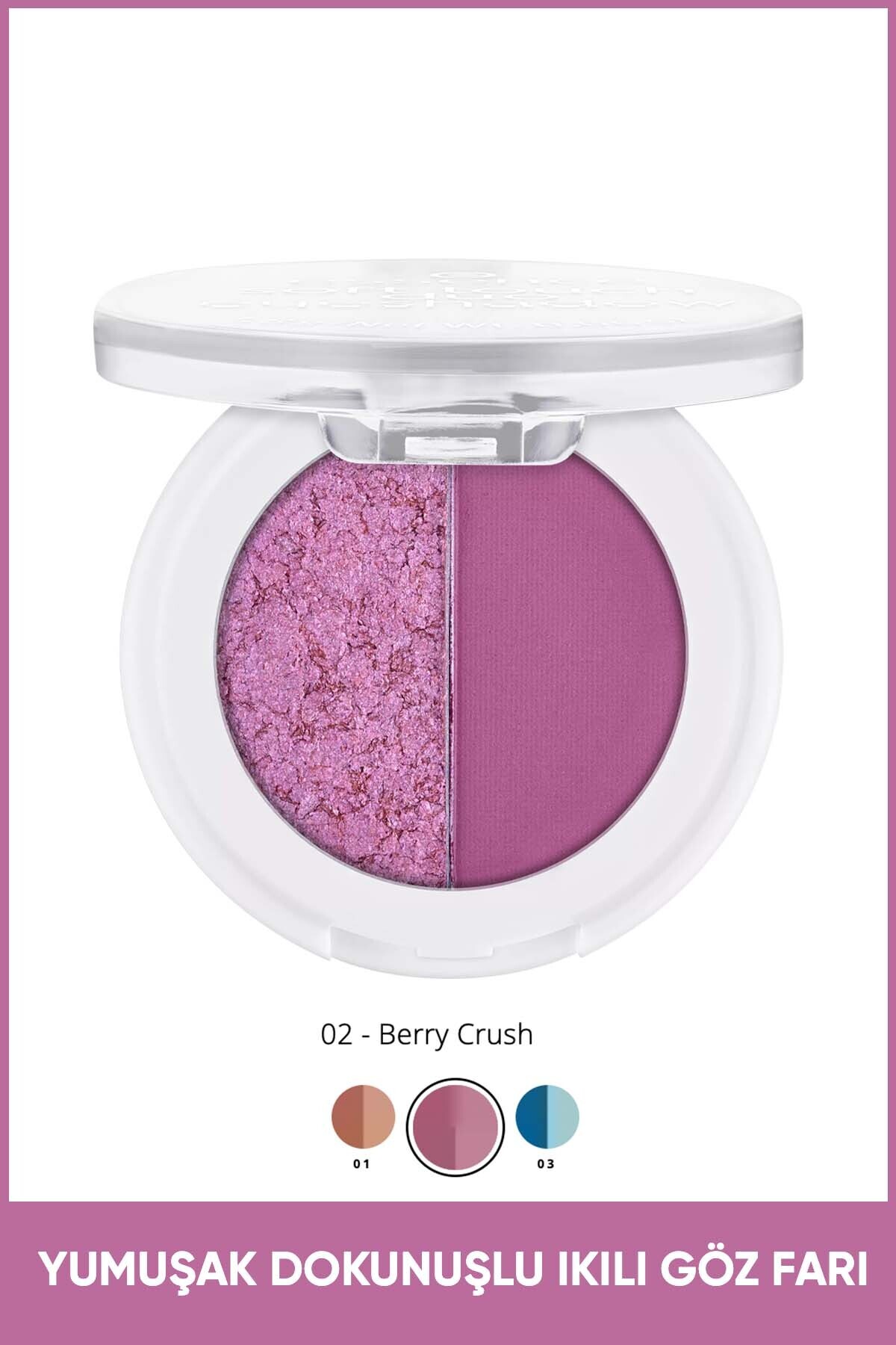 Essence Soft TOUCH İkili Far Paleti No: 02