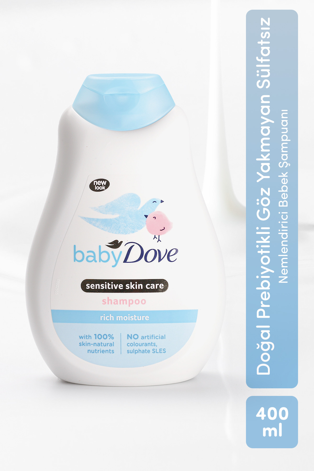 Dove Hassas Ve Kuru Cilde Sahip Bebekler Için Saç Şampuanı 400 ml