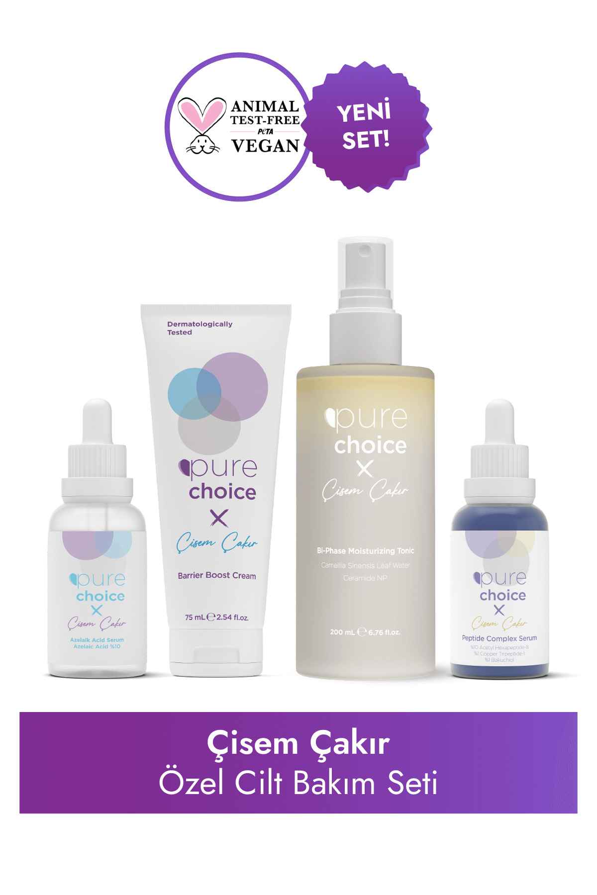 Pure Choice x Çisem Çakır - Özel Cilt Bakım Seti
