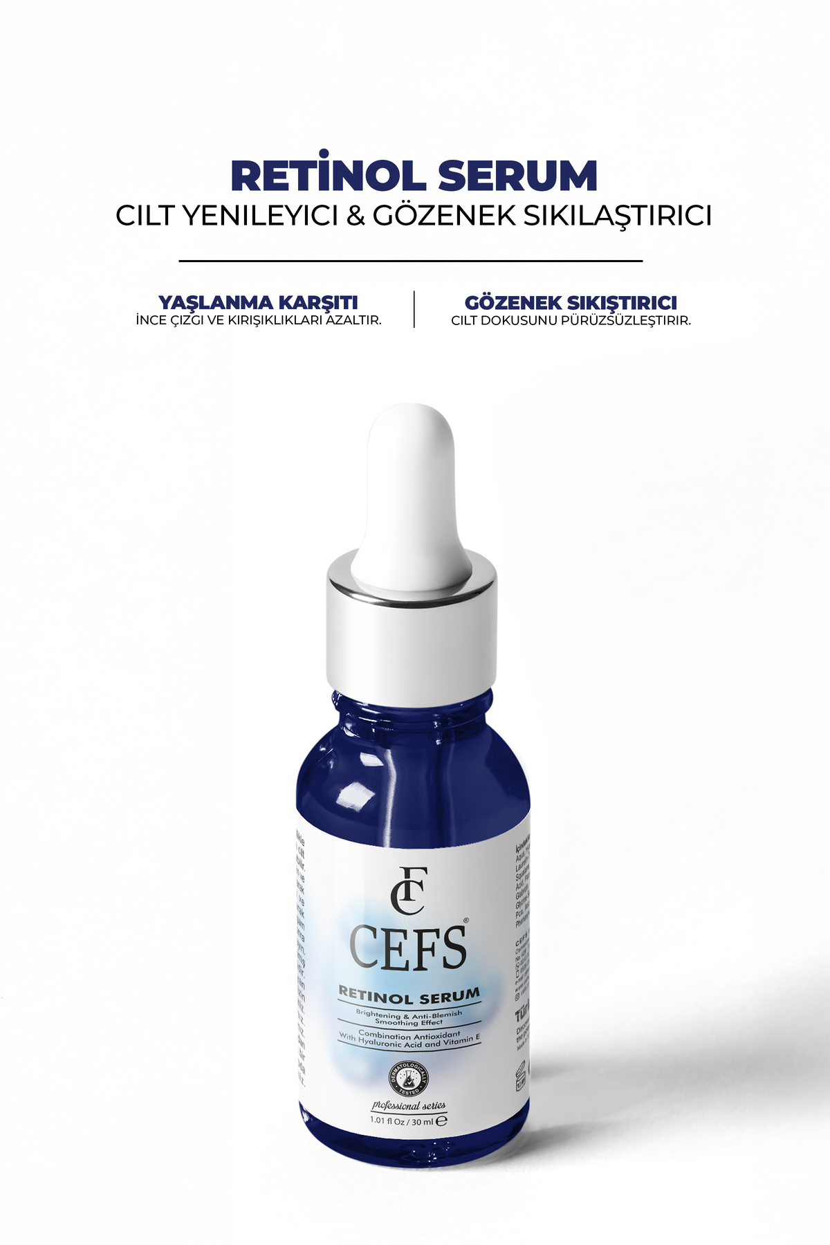 cefs Kırışıklık Karşıtı, Onarıcı Retinol (a Vitamini) Gece Serumu 30 Ml ( Retinol + Ceramide)