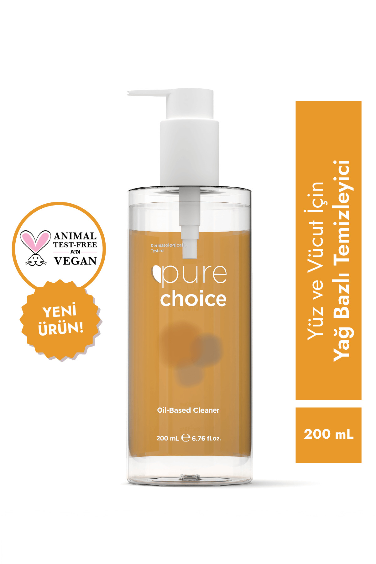 Pure Choice Yüz Ve Vücut Için Temizleme Yağı 200 ml