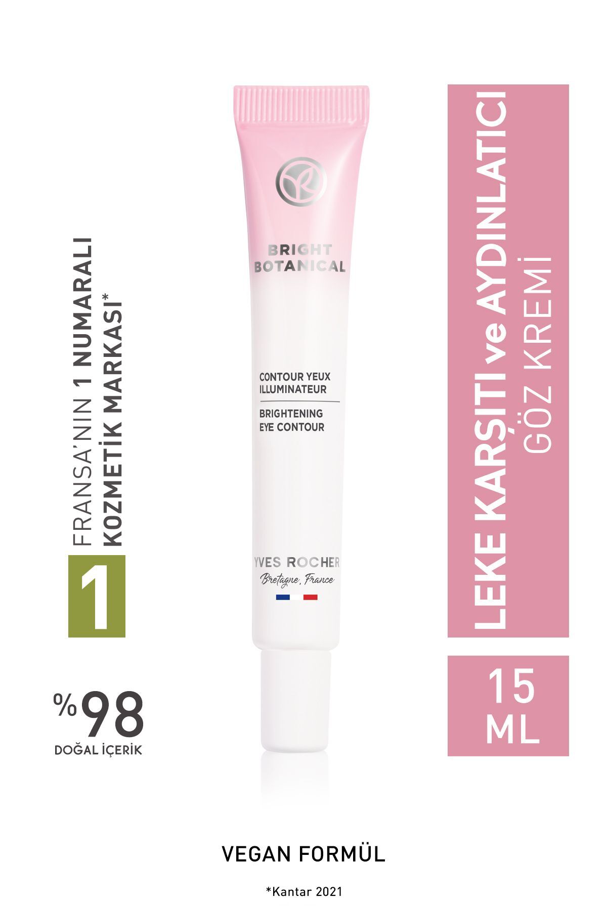 Yves Rocher Leke Ve Kırışık Karşıtı Bitkisel Bakım Bright Botanical - Hyalüronik Asit & Vitamin E-göz Kremi-15ml