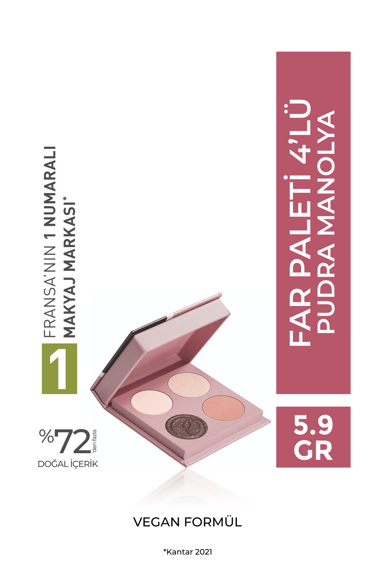Yves Rocher 4’lü Far Paleti – Manolya Pudra-34265