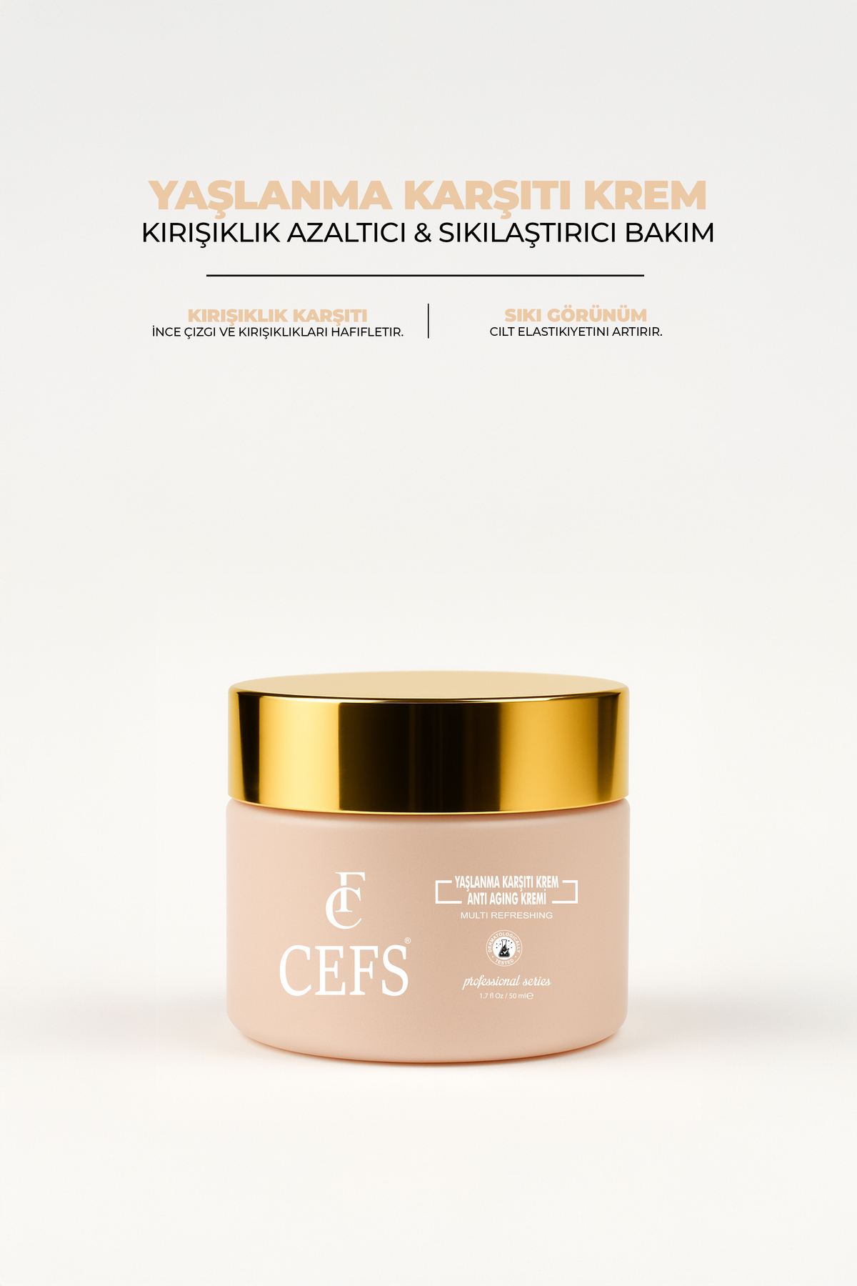 cefs Yaşlanma Kırışıklık Anti Aging Karşıtı Botox Etkili Cilt Sıkılaştırıcı Krem 50 ml