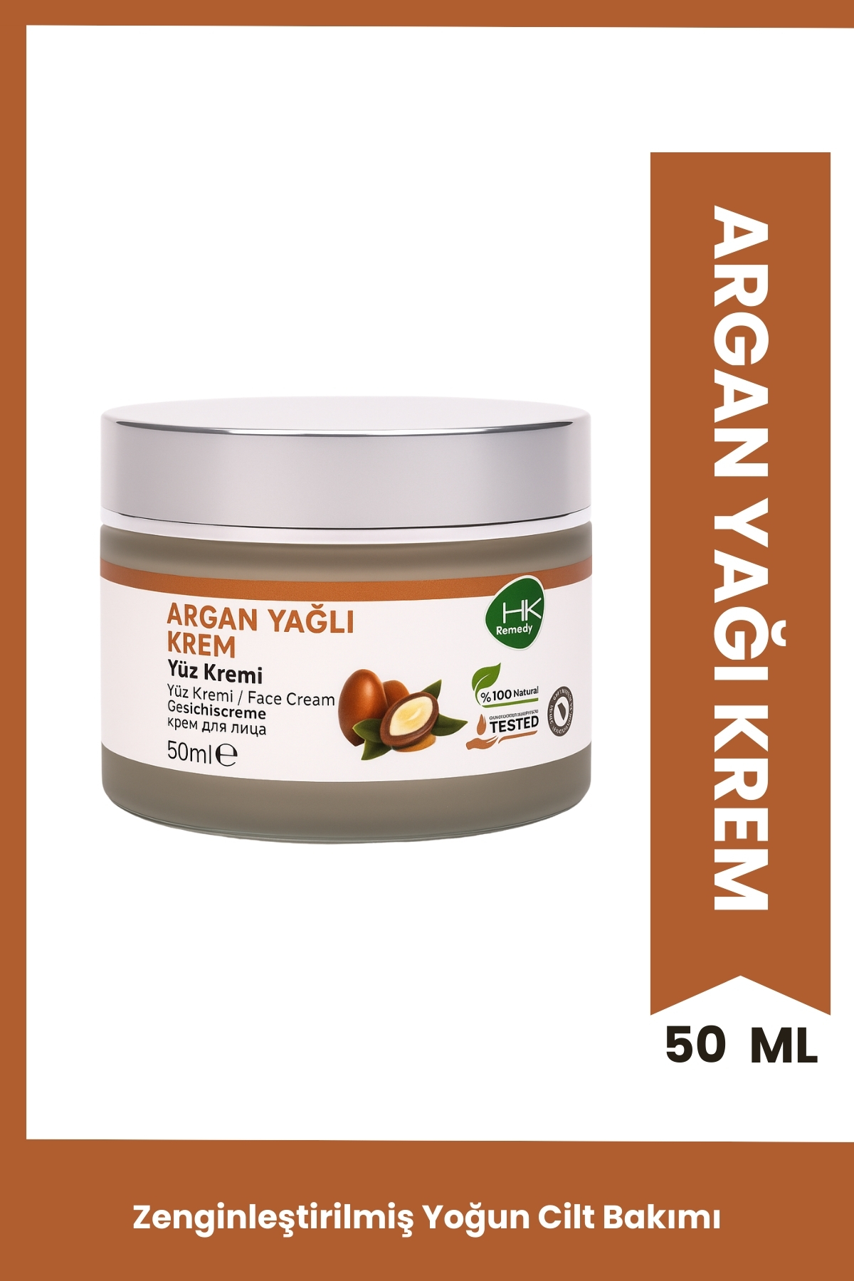 HK Remedy Argan Leke Karşıtı ve Koruyucu Krem 50 ml