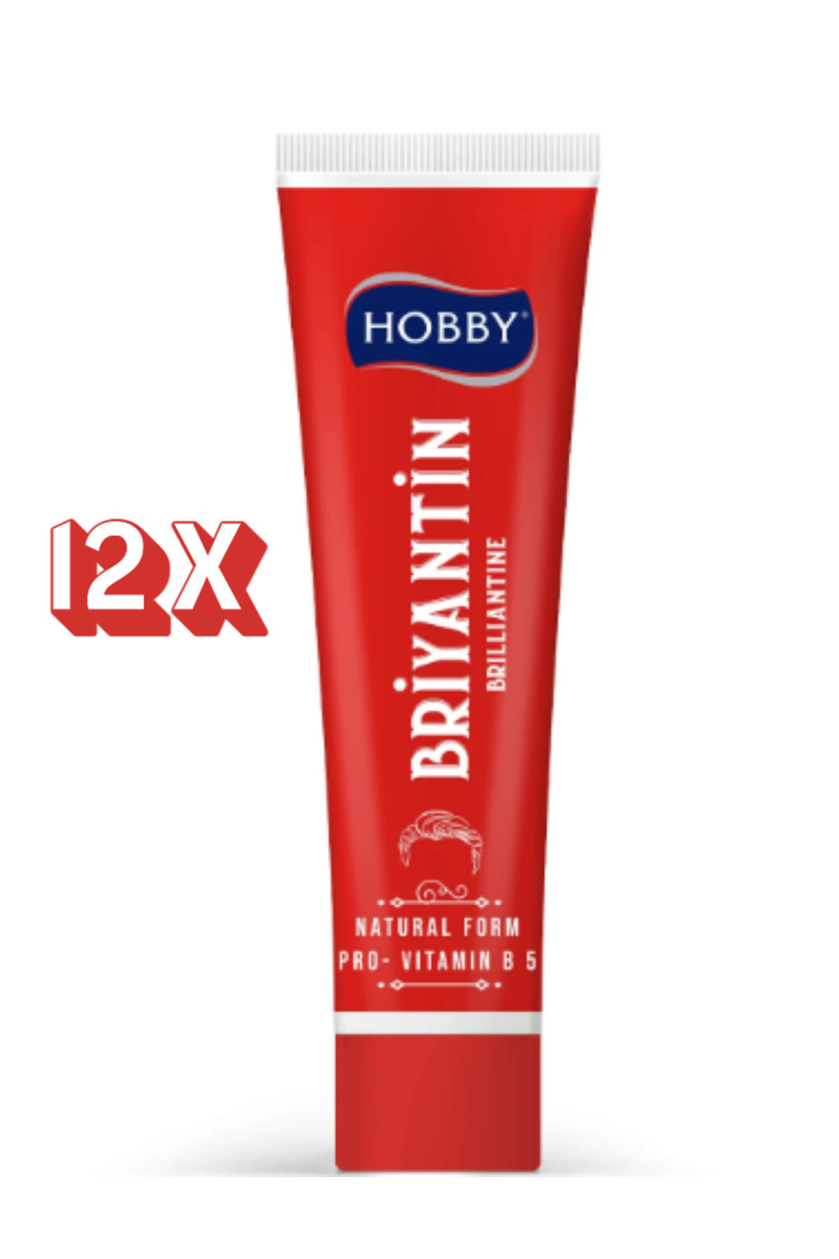 Hobby Naturel Form Yağlı Briyantin 70 ml - 12'li