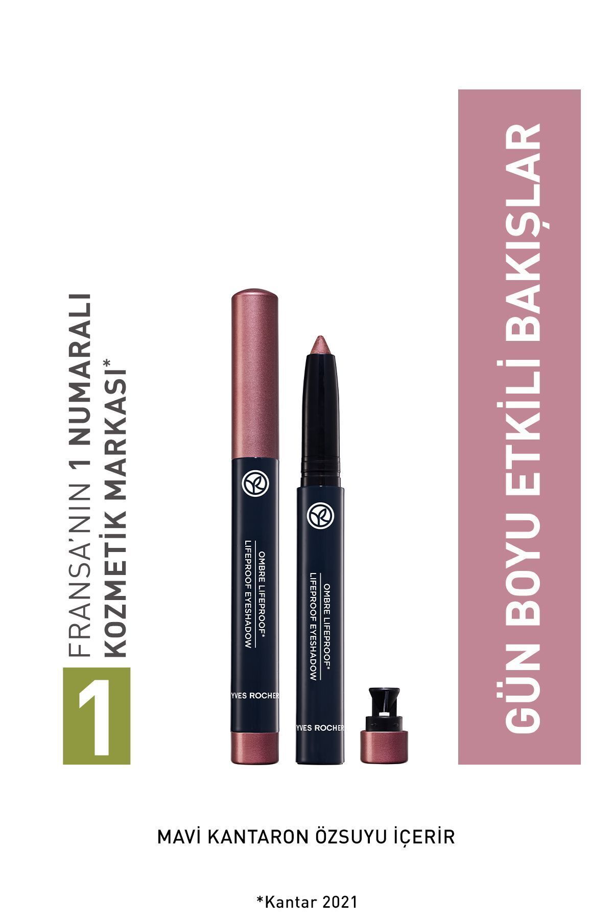Yves Rocher Krem Dokulu Kalem Far-Sedefli Pembe-60028