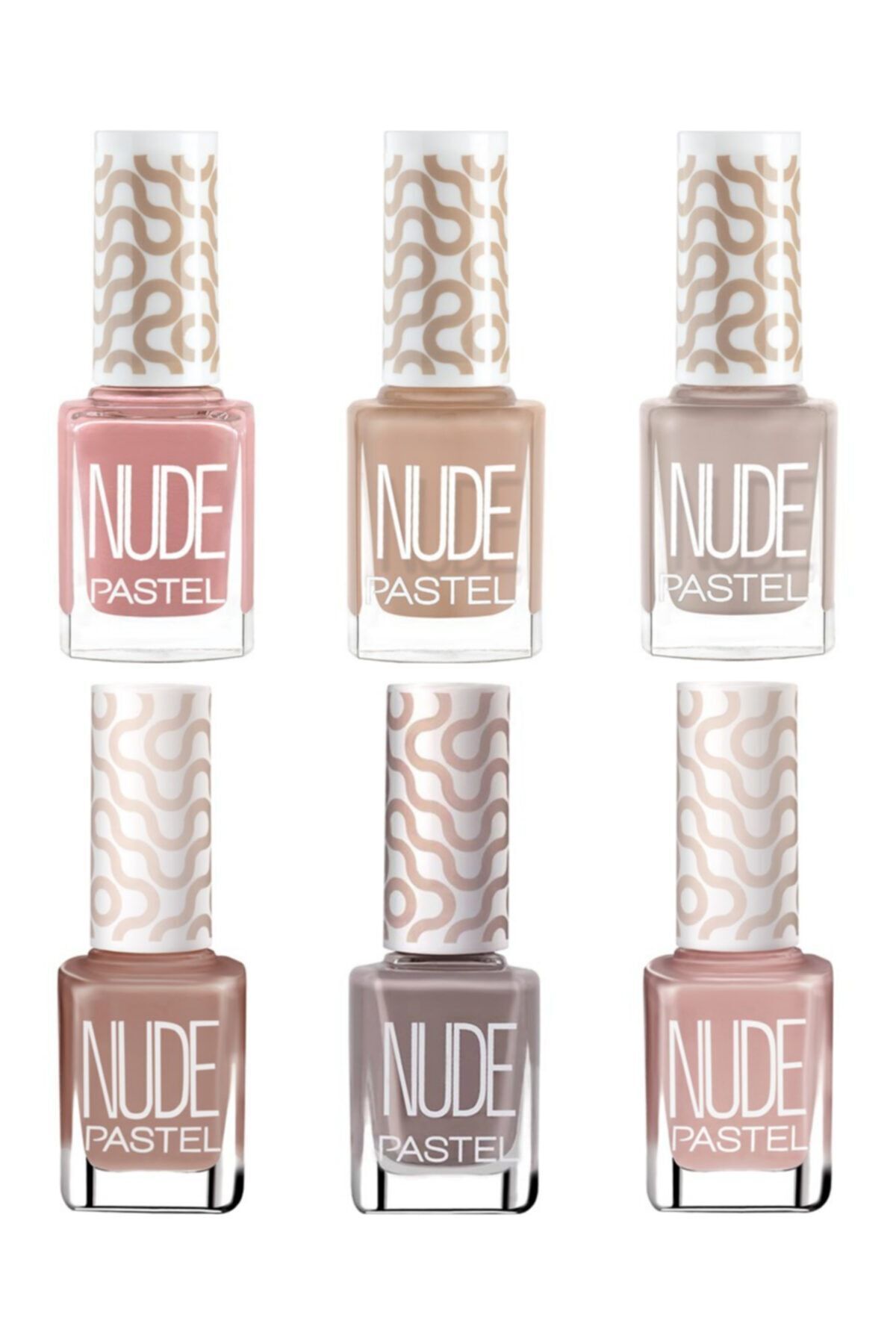 Pastel Nude Oje 6'lı Set 756-760-761-767-768-769