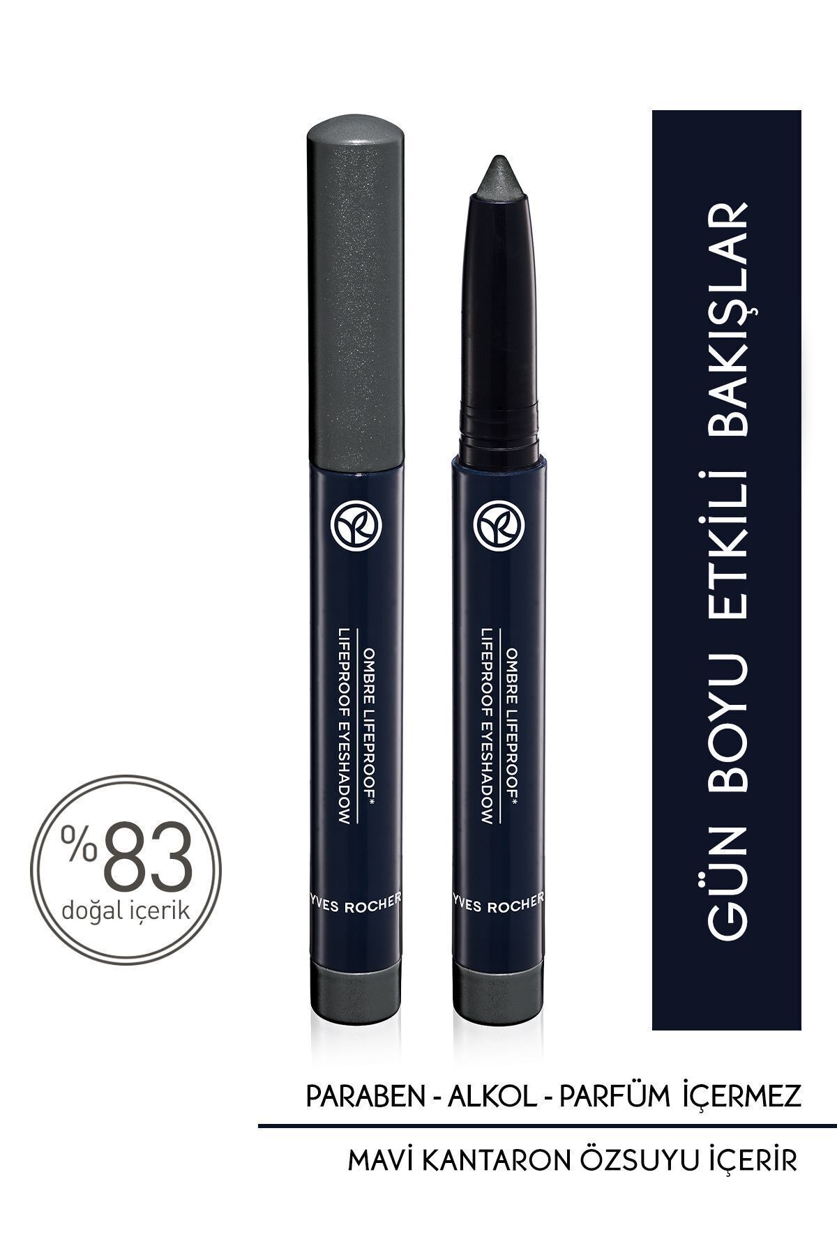 Yves Rocher Krem Dokulu Kalem Far -09. Parlak Gri - 1.4 Gr-53929