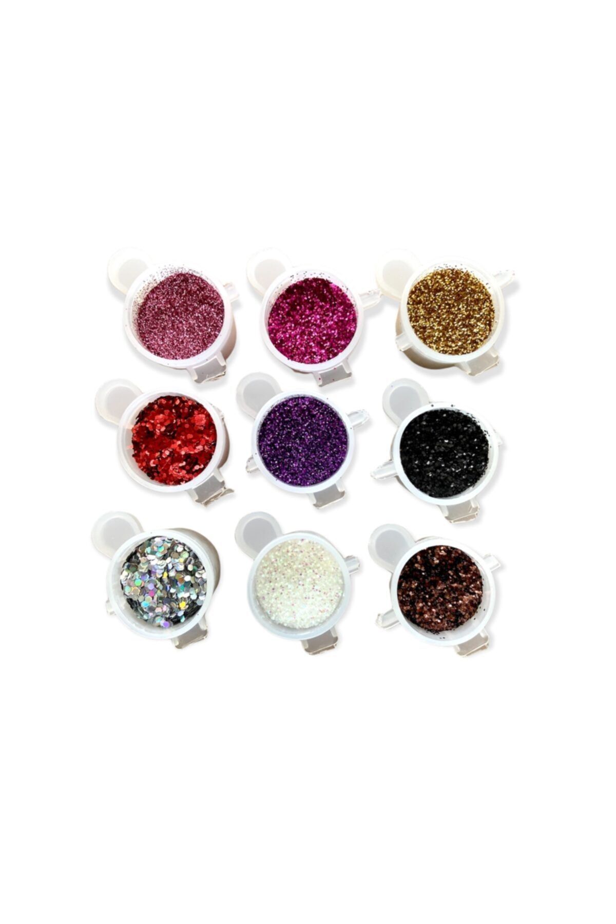 cnk craft shop 9lu Epoksi Reçine Tırnak Sim, Epoksi Sim & Glitter, Mum Simi, Beton Sim, Süs Sim Seti