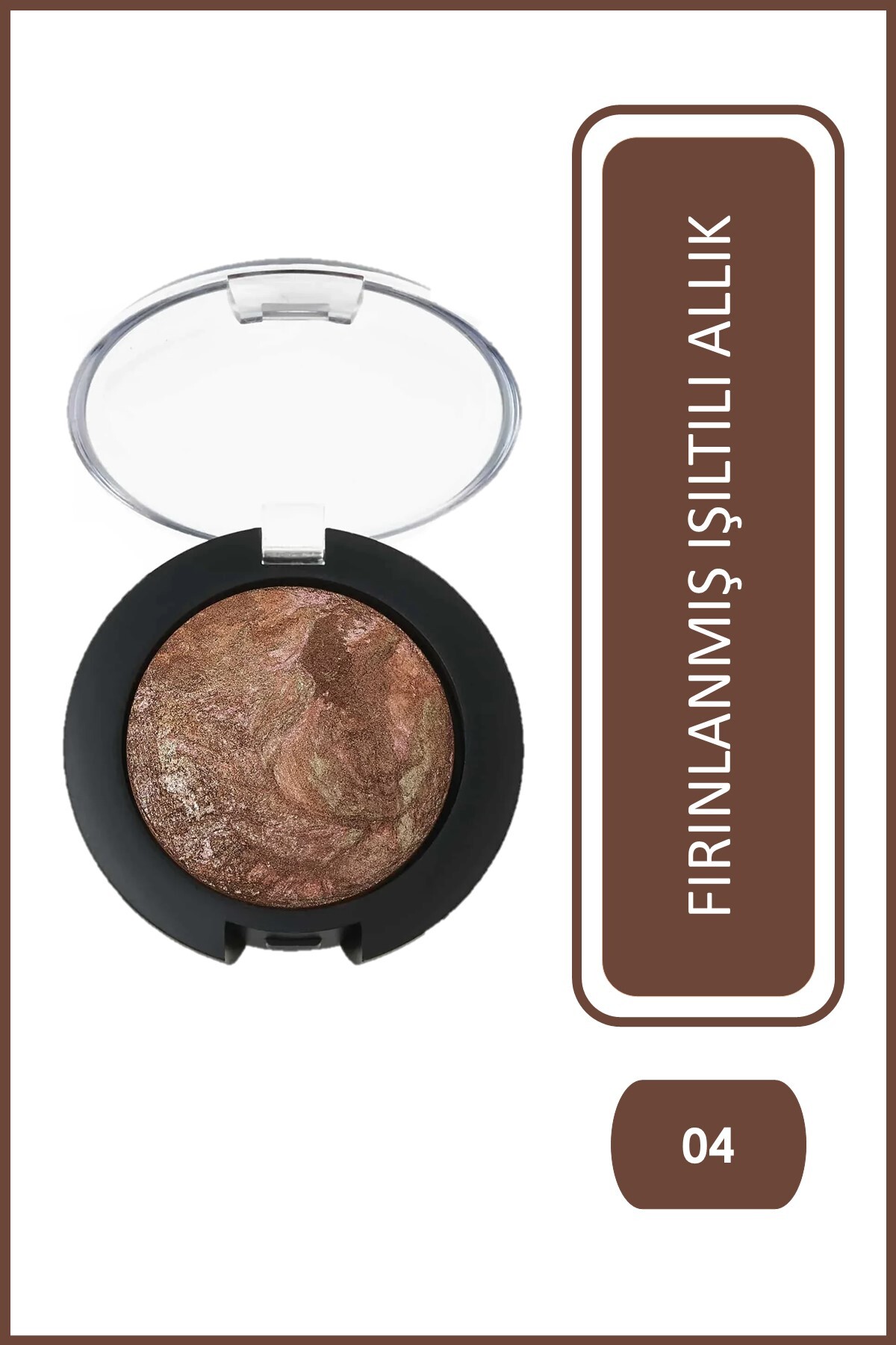 Golden Rose Baked Blush On - Fırınlanmış Allık No: 04 - İpeksi Dokulu ve Işıltılı Allık
