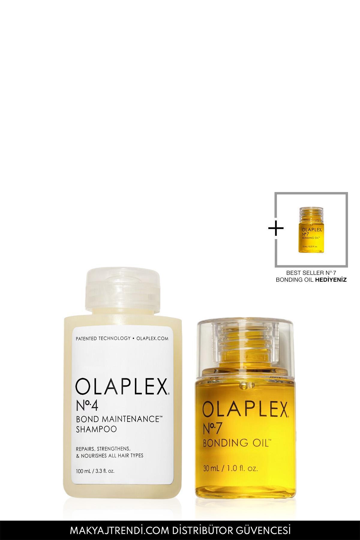 Olaplex Healthy Hair Deluxe Repair Kit - Bağ Güçlendirici & Parlaklaştırıcı Şampuan ve Saç Bakım Yağı Seti