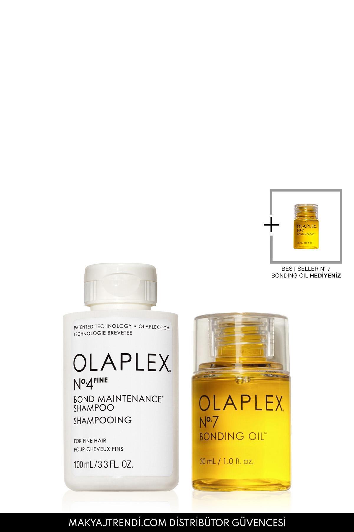 Olaplex Healthy Fine Hair Deluxe Repair Kit - İnce Telli Saçlar İçin Bağ Güçlendirici & Parlaklaştırıcı Şamp