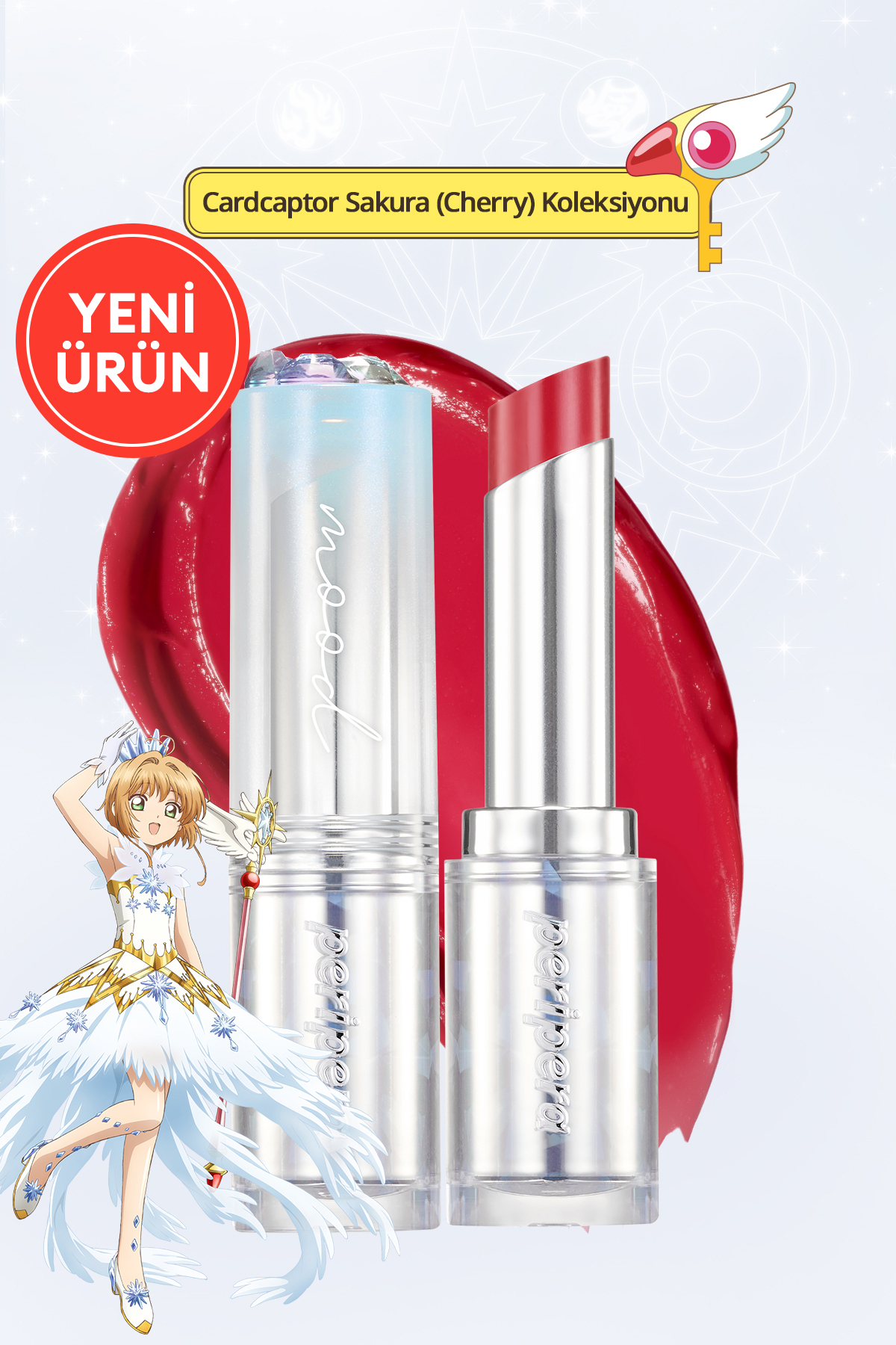 PERIPERA Yoğun Nemlendirme Sunan Dudak Balmı Ink Mood Glowy Balm (11 Guardians Pink) (Cherry Ver)