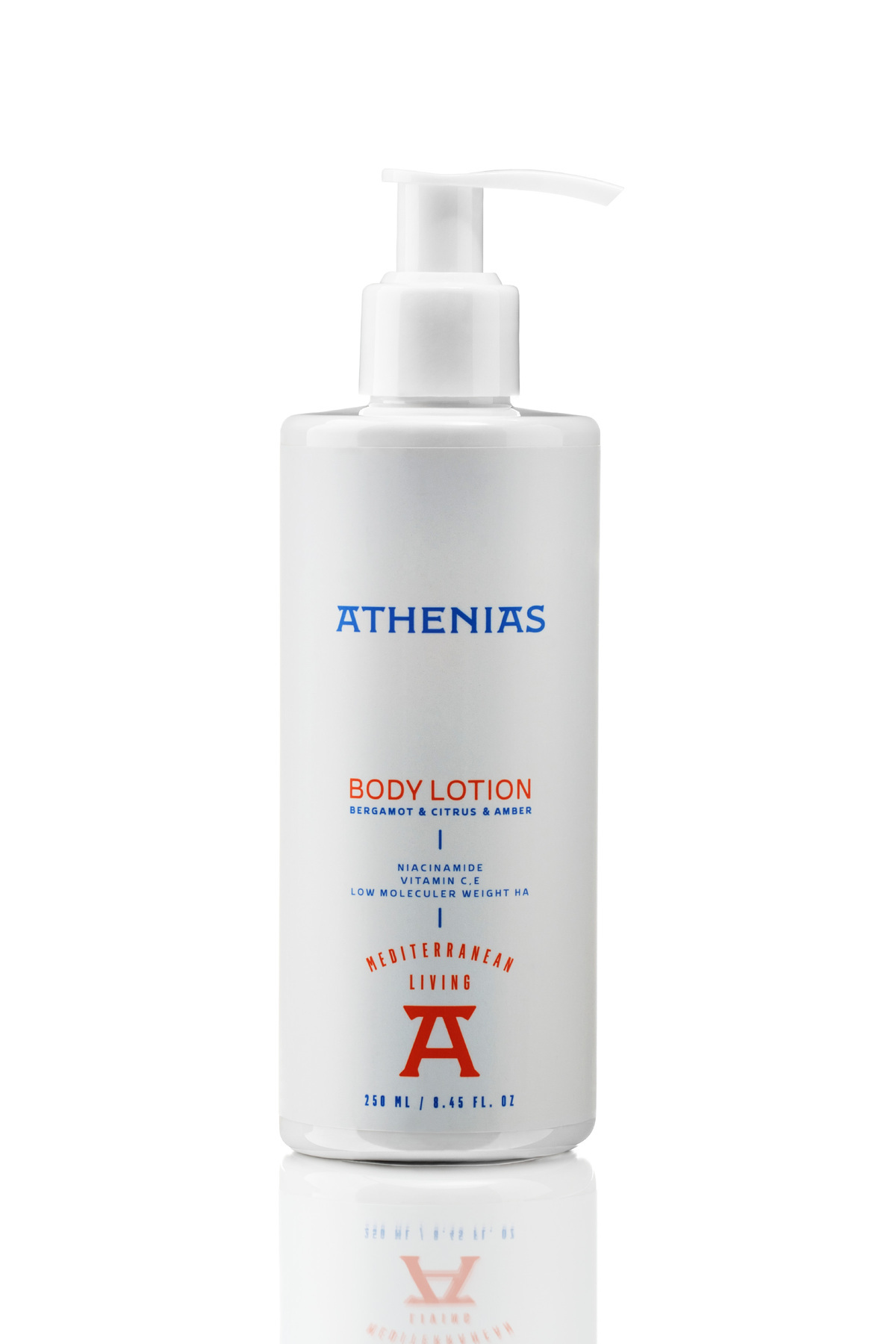 Athenias Niacinamide, E Ve C Vitamini İçeren Vücut Losyonu 250 ml Uzun Süre Nem Cilt Tonu Eşitleyici