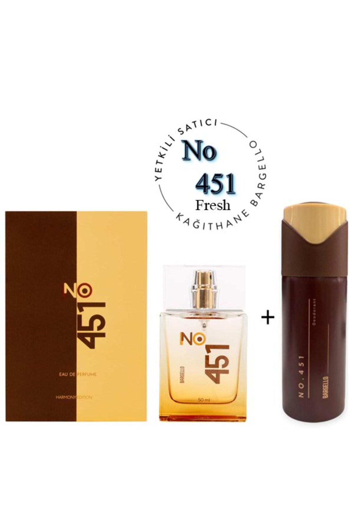 Bargello No: 451 + No: 451 Deodorant Unısex 50 Edp Fresh - Mnmsno451deo
