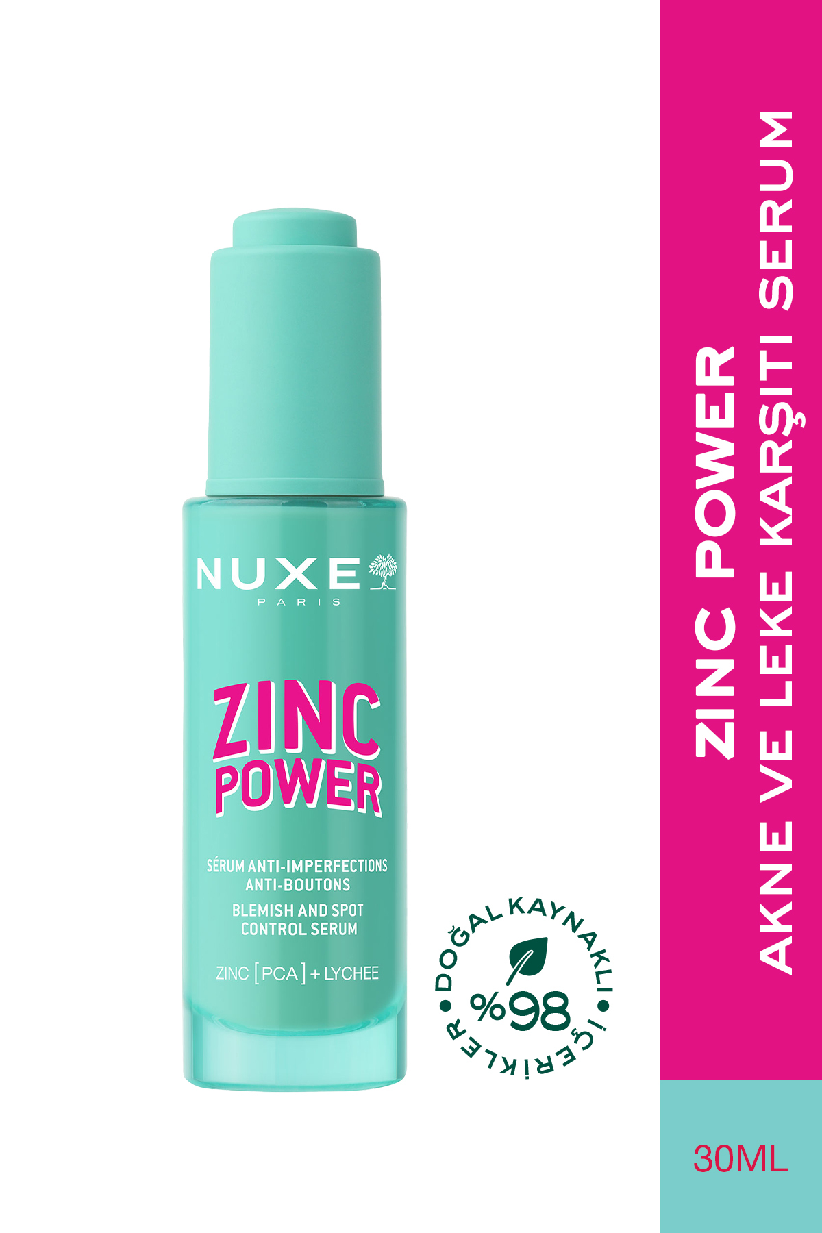 Nuxe Zinc Power Akne ve Leke Karşıtı Serum 30 ML