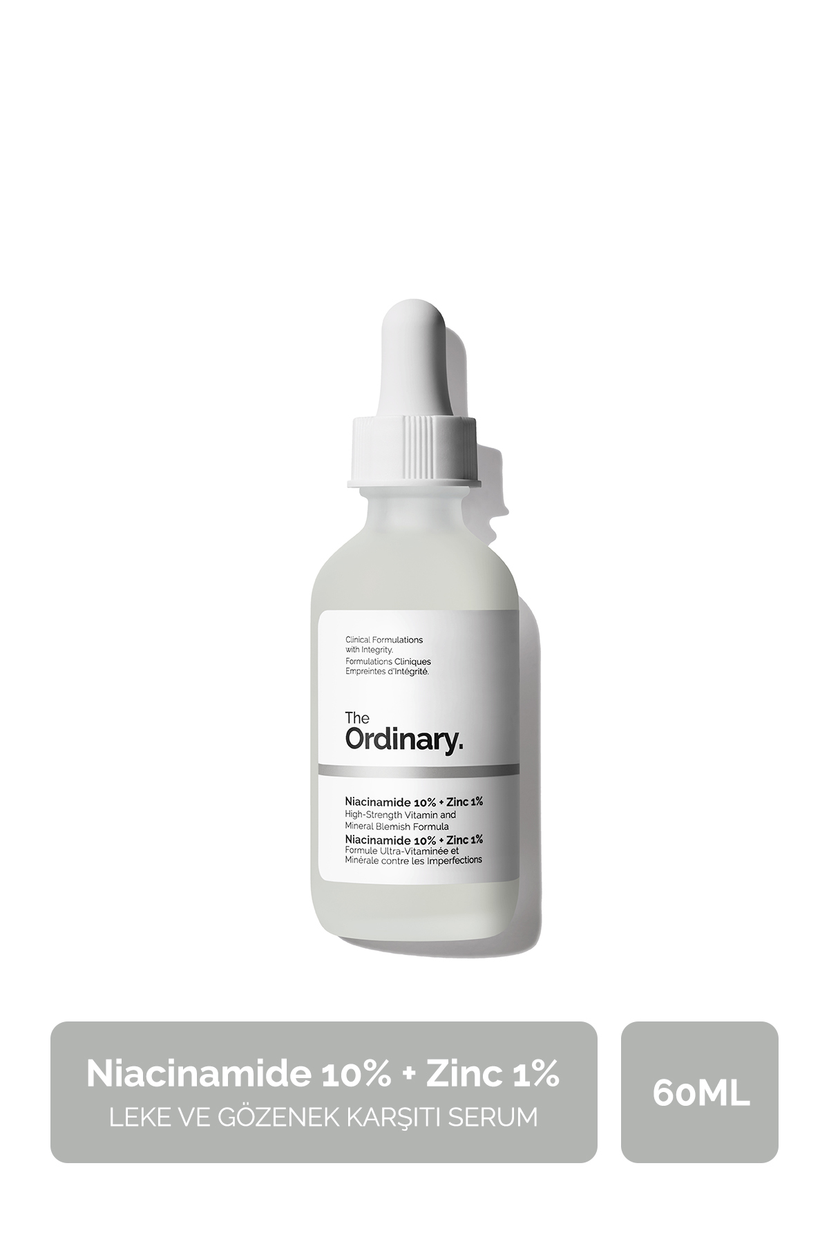 The Ordinary Niacinamide 10% + Zinc 1% - Leke ve Gözenek Görünümü Karşıtı Serum 60ml