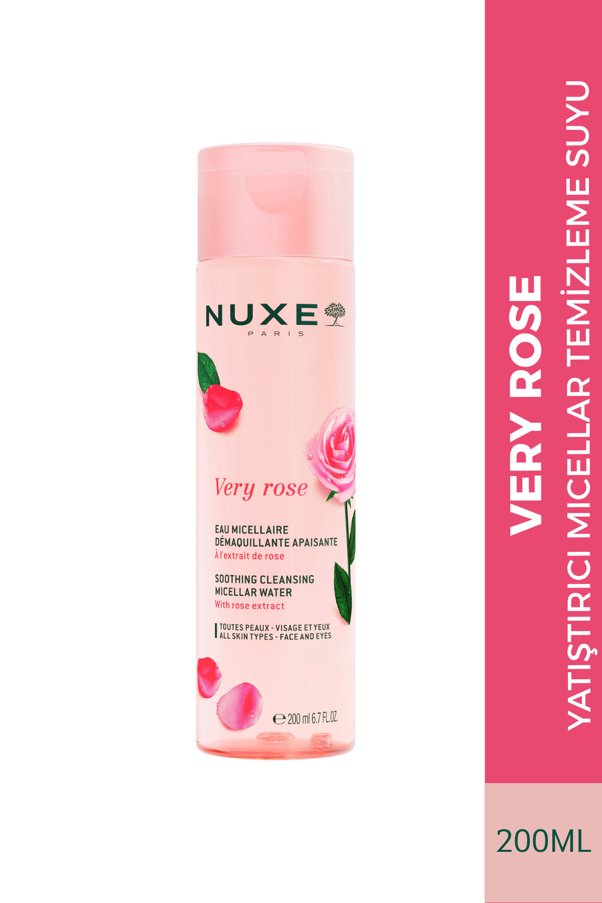 Nuxe Gül Özlü Yatıştırıcı Micellar Temizleme Suyu 200 ml