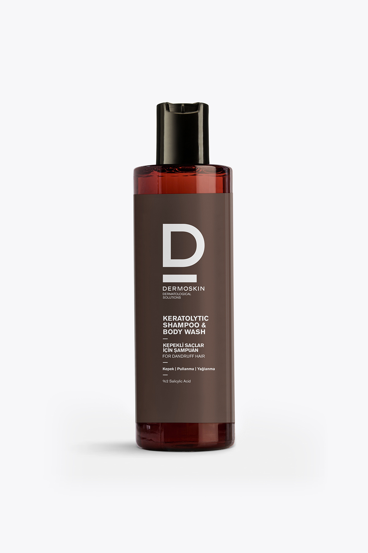 Dermoskin Keratolytic Shampoo Body Wash | Kepek Önleyici Şampuan | Saç ve Vücut Şampuanı | Saç Bakımı | 200 ml