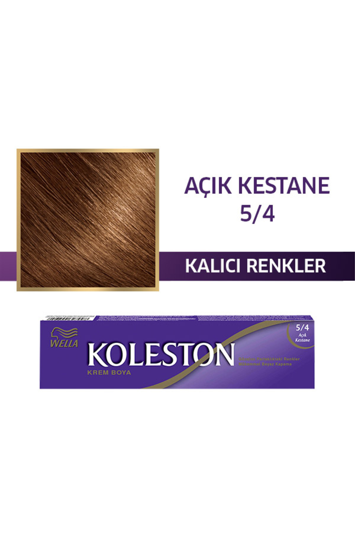 Wella Koleston Single Tüp Saç Boyası 5/4 Açık Kestane