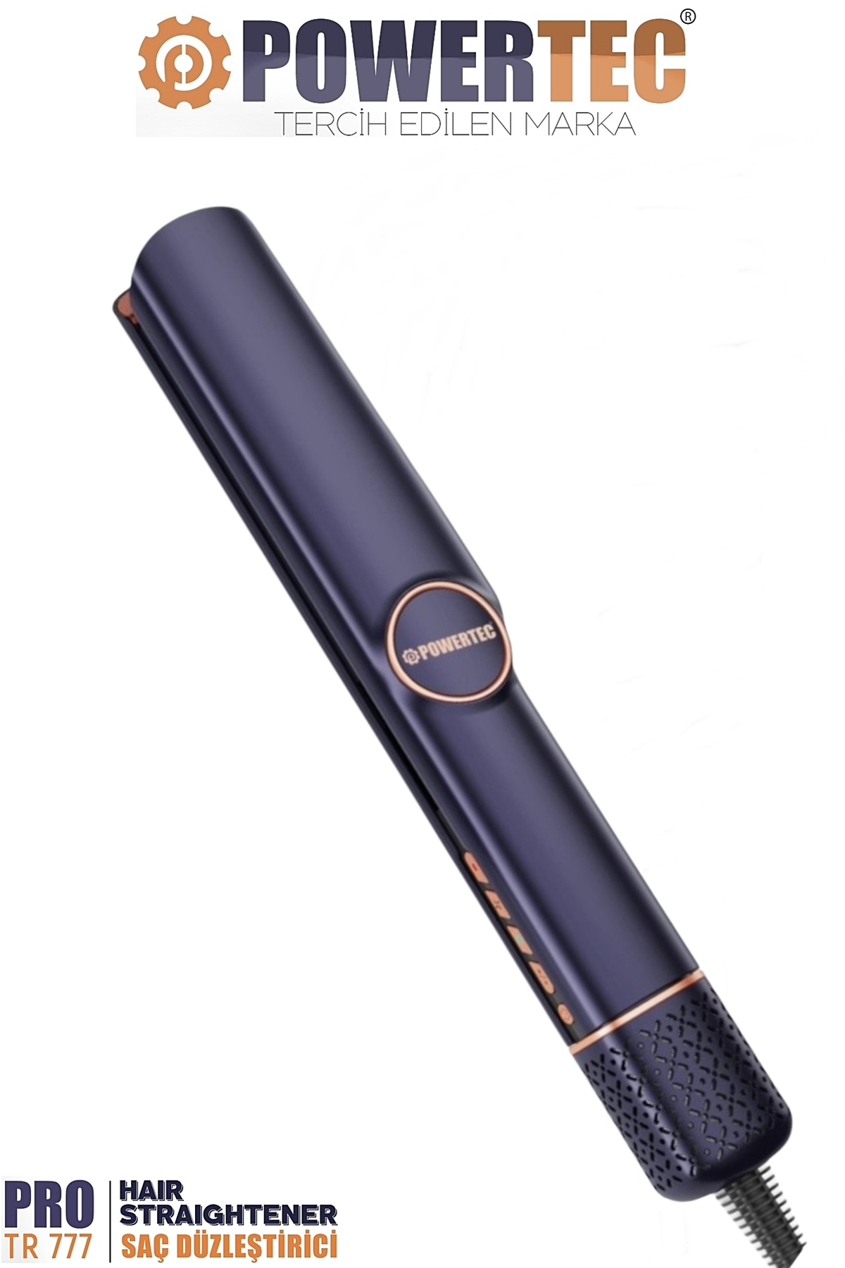 POWERTEC TR-777 Profesyonel Air Straightener Hava Üflemeli Saç Düzleştirici