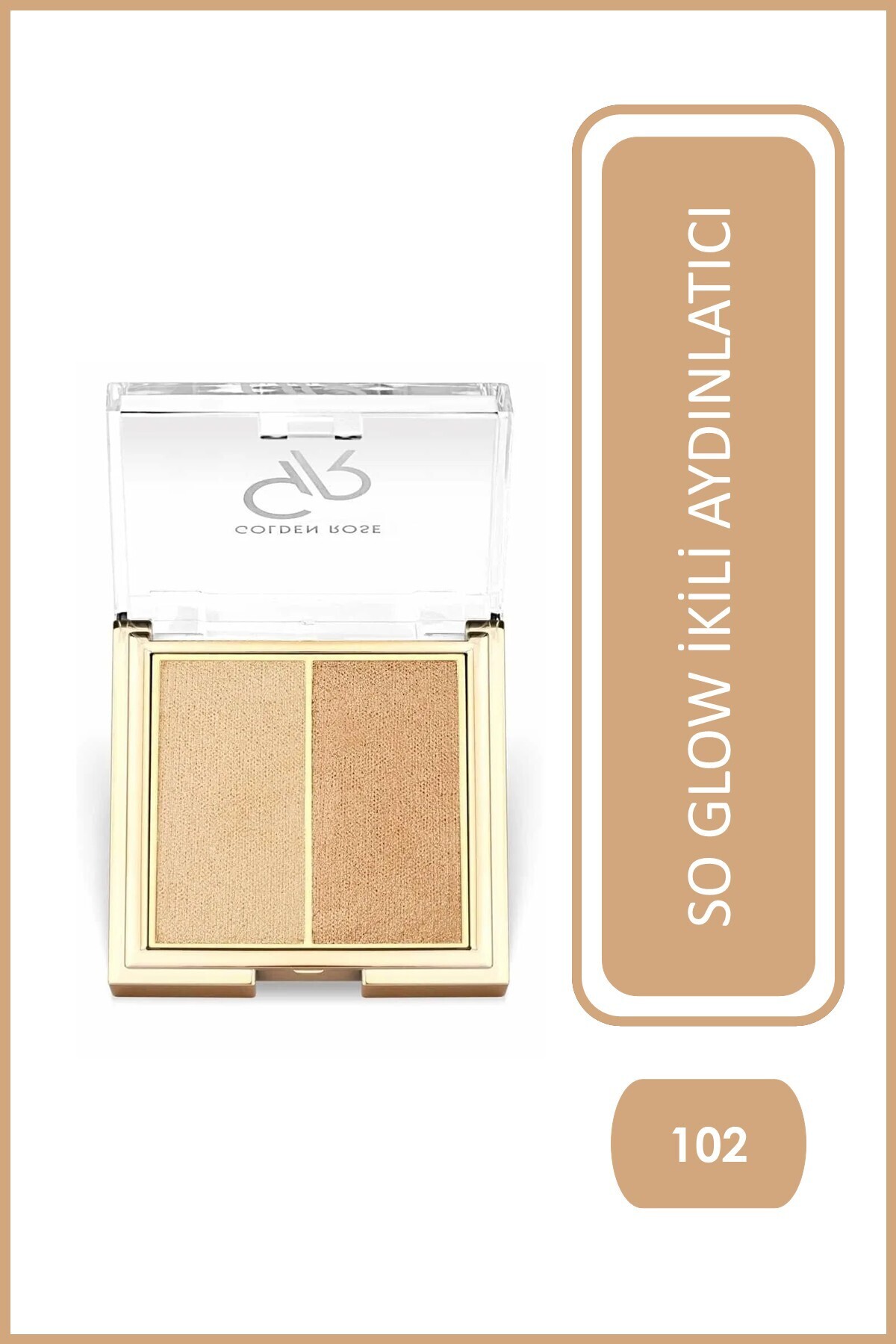 Golden Rose So Glow! Highlighter Duo No: 102 Sunshine - İkili Toz Aydınlatıcı