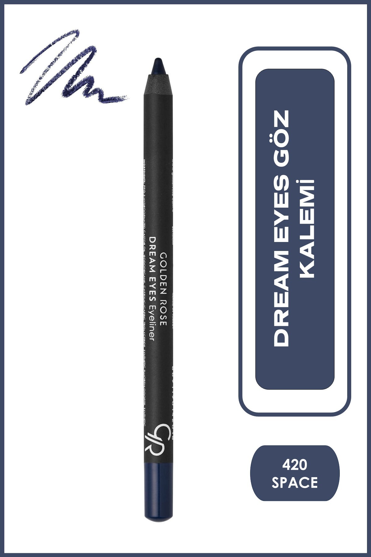 Golden Rose Dream Eyes Eyeliner No: 420 - Mat Bitişli Yumuşak Göz Kalemi