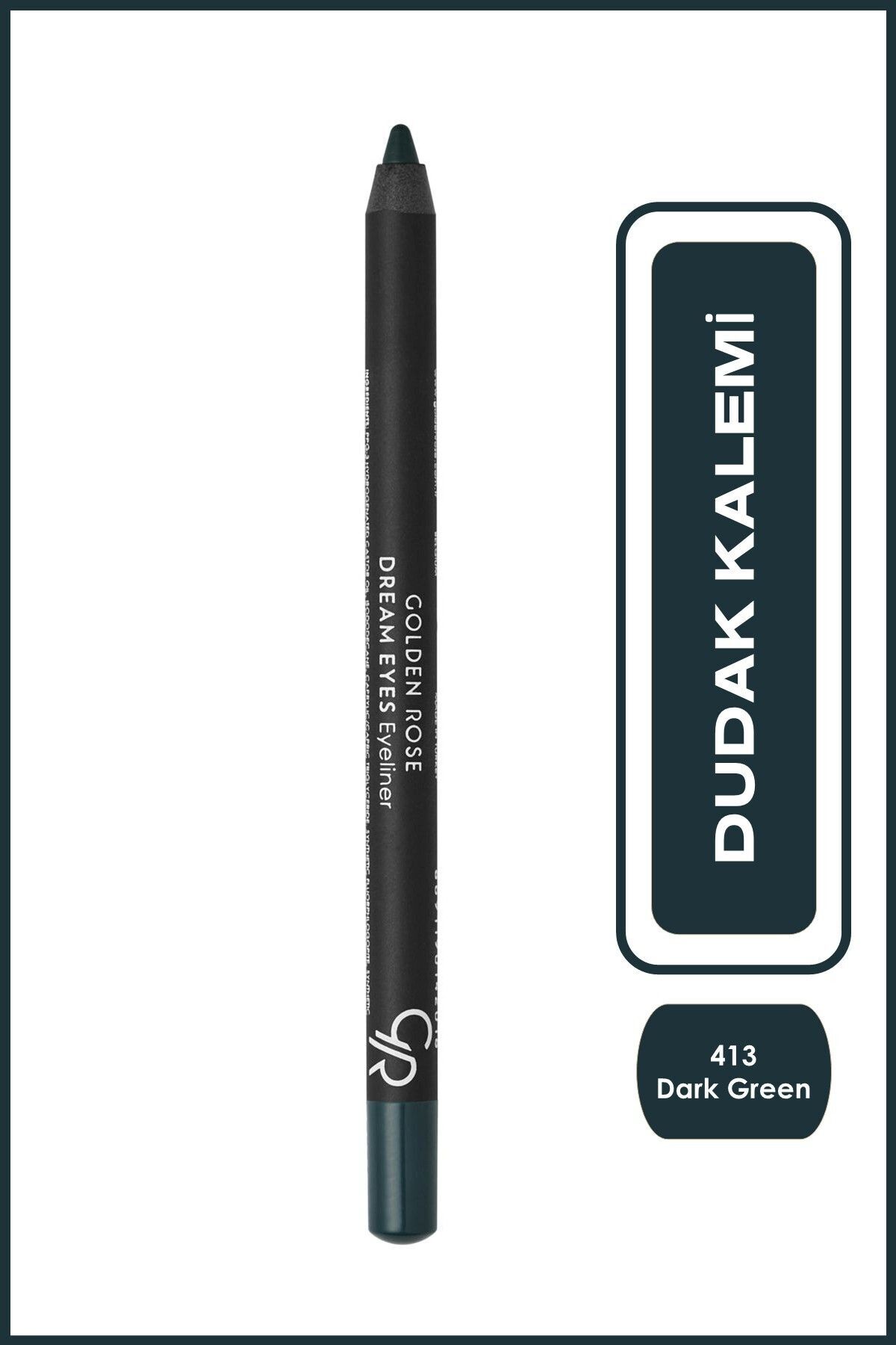 Golden Rose Dream Eyes Eyeliner No: 413 - Mat Bitişli Yumuşak Göz Kalemi
