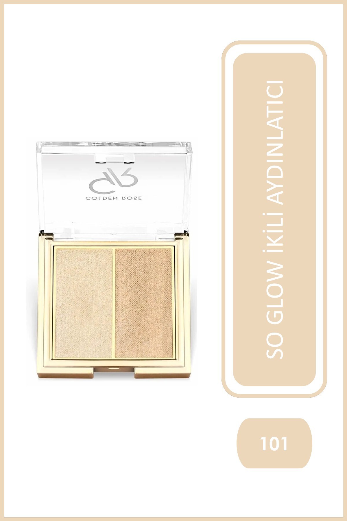 Golden Rose So Glow! Highlighter Duo No: 101 Starlight - İkili Toz Aydınlatıcı