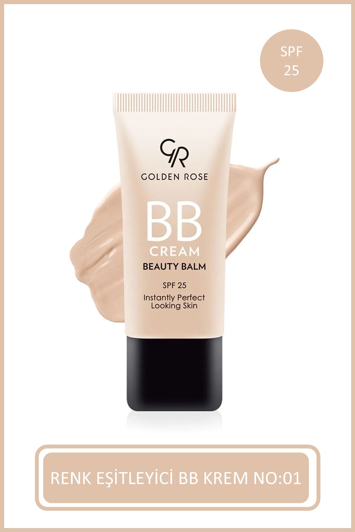 Golden Rose BB Cream Beauty Balm No: 01 Light - SPF 25 Güneş Korumalı BB Krem