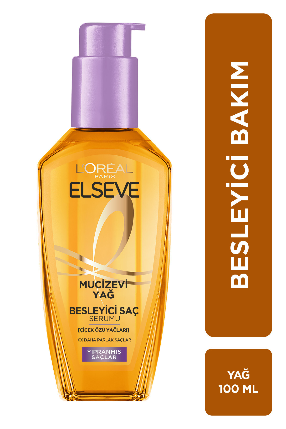 ELSEVE Mucizevi Yağ Değerli Çiçek Özü İçeren Besleyici Pürüzsüzleştirici Parlaklık Veren Bakım Yağı 100ml