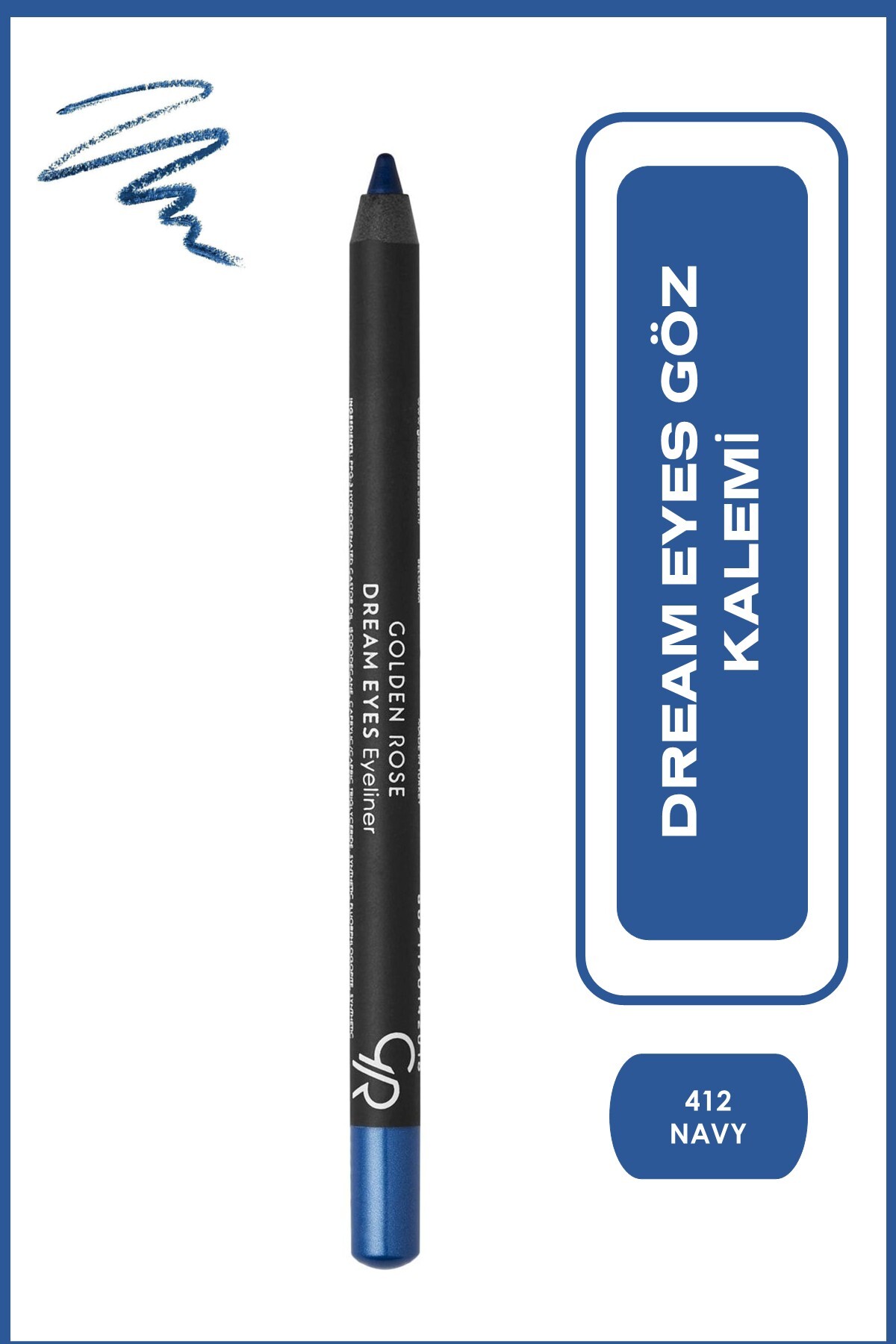 Golden Rose Dream Eyes Eyeliner No: 421 - Mat Bitişli Yumuşak Göz Kalemi