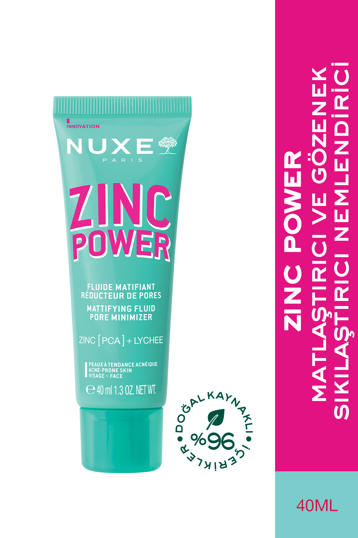 Nuxe Zinc Power Gözenek Sıkılaştırıcı Nemlendirici 40 ML