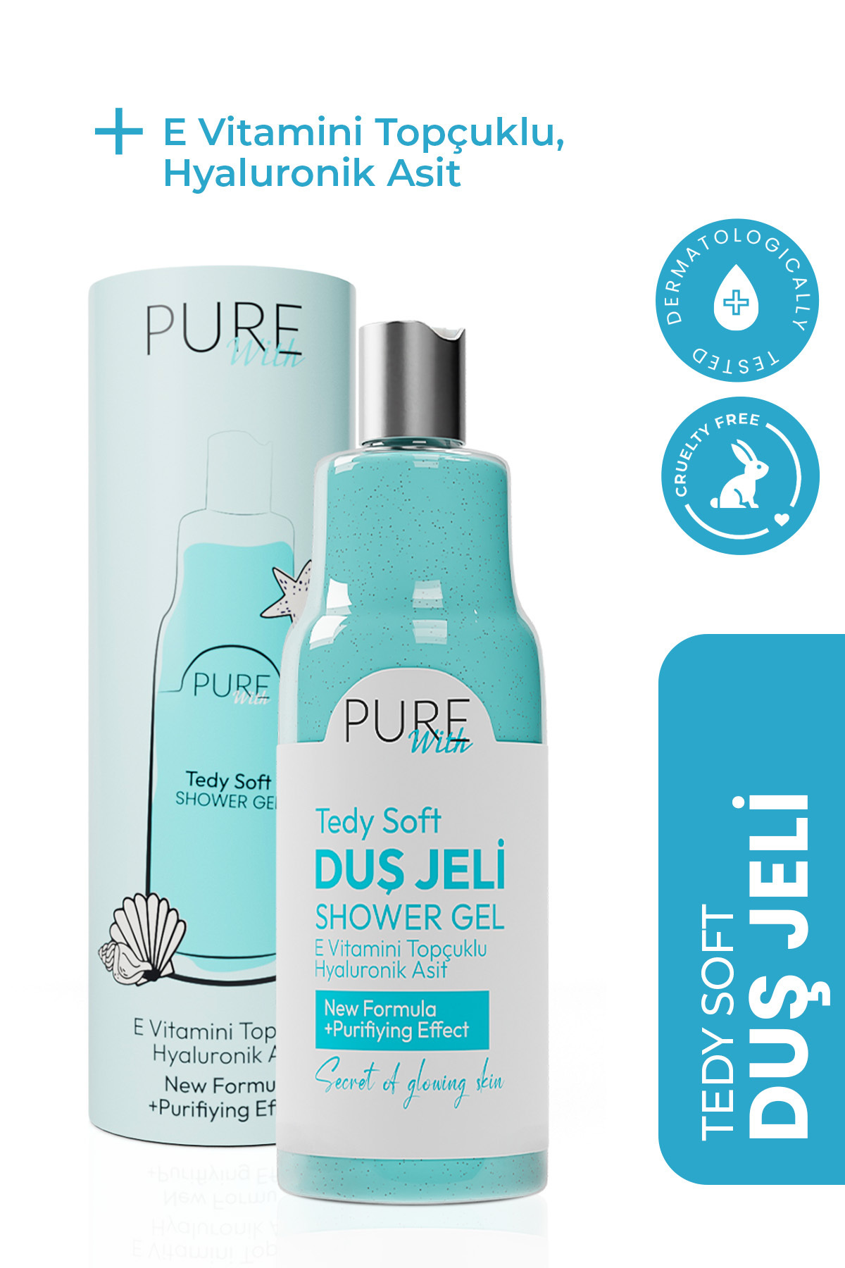 Pure With E Vitamin Topçuklu Okyanus Kalıcı Koku & Nemlendirici & Kolajen Etkili