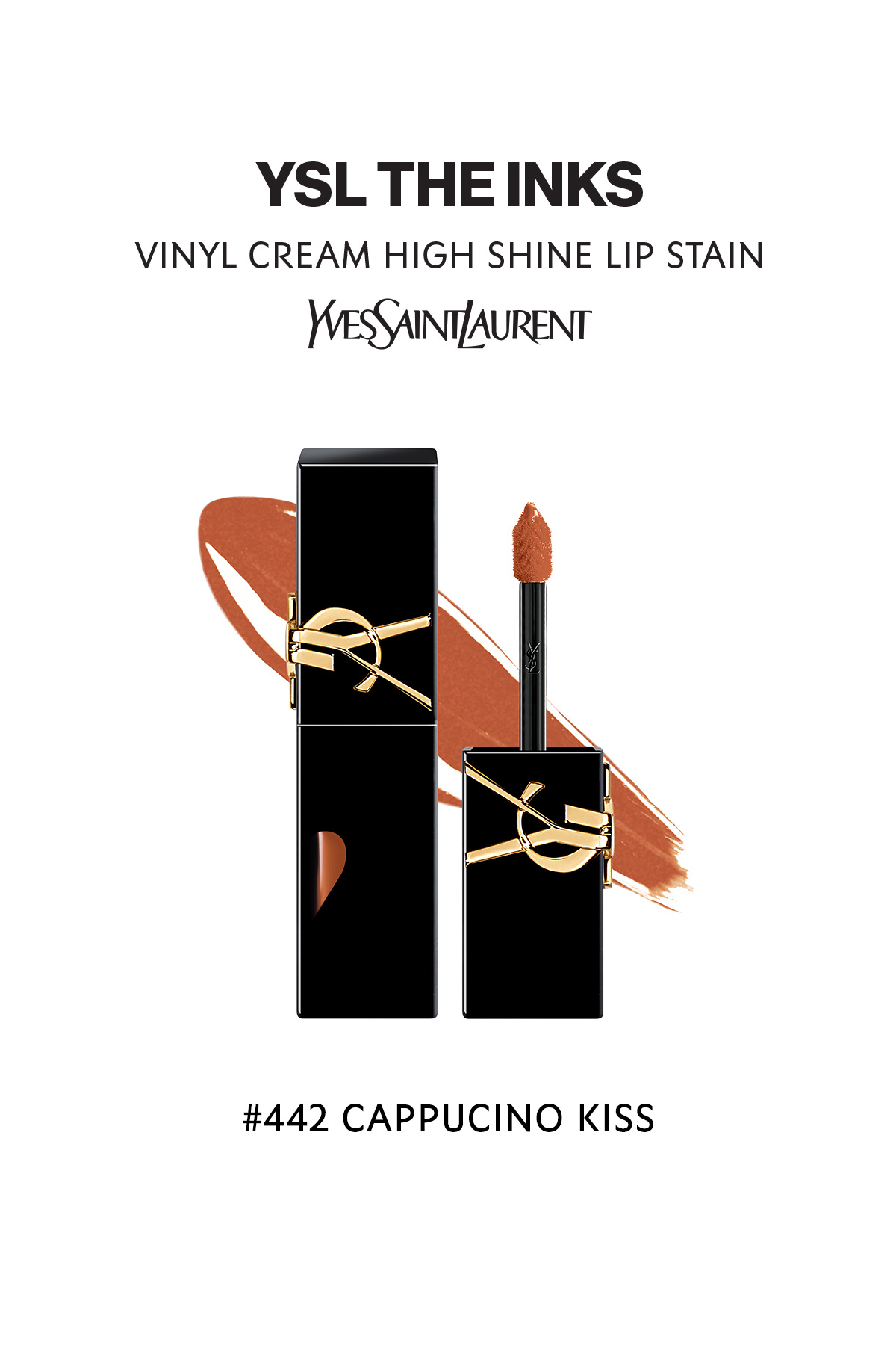 Yves Saint Laurent The Inks Vinyl Cream Yoğun Parlaklık Veren Likit Ruj 442 3614274362657