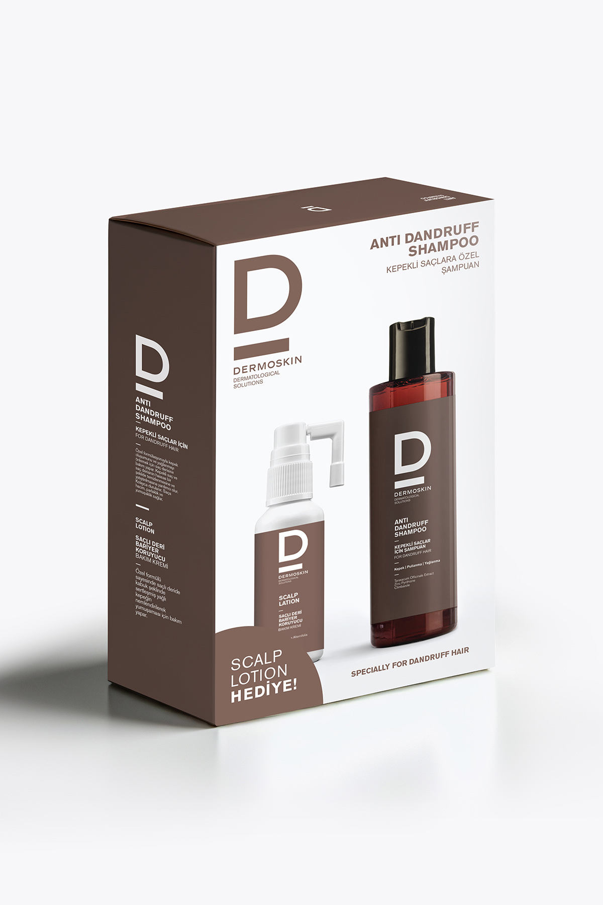 Dermoskin Anti Dandruff Şampuan (Kepekli Saçlar) + Scalp Losyon