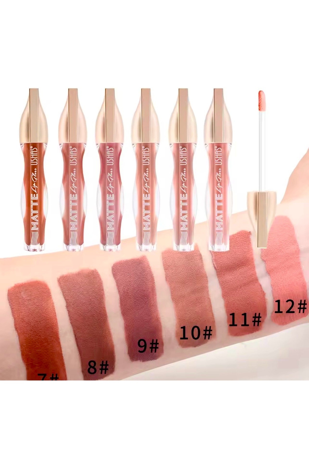 ROWENAROSE 6lı Matte Beauty Islak Ruj Seti A Serisi Waterproof