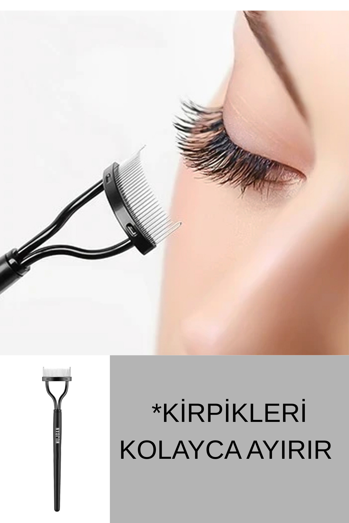 MUJGAN Kirpik Ayırıcı Aparat Pembe Ambalaj