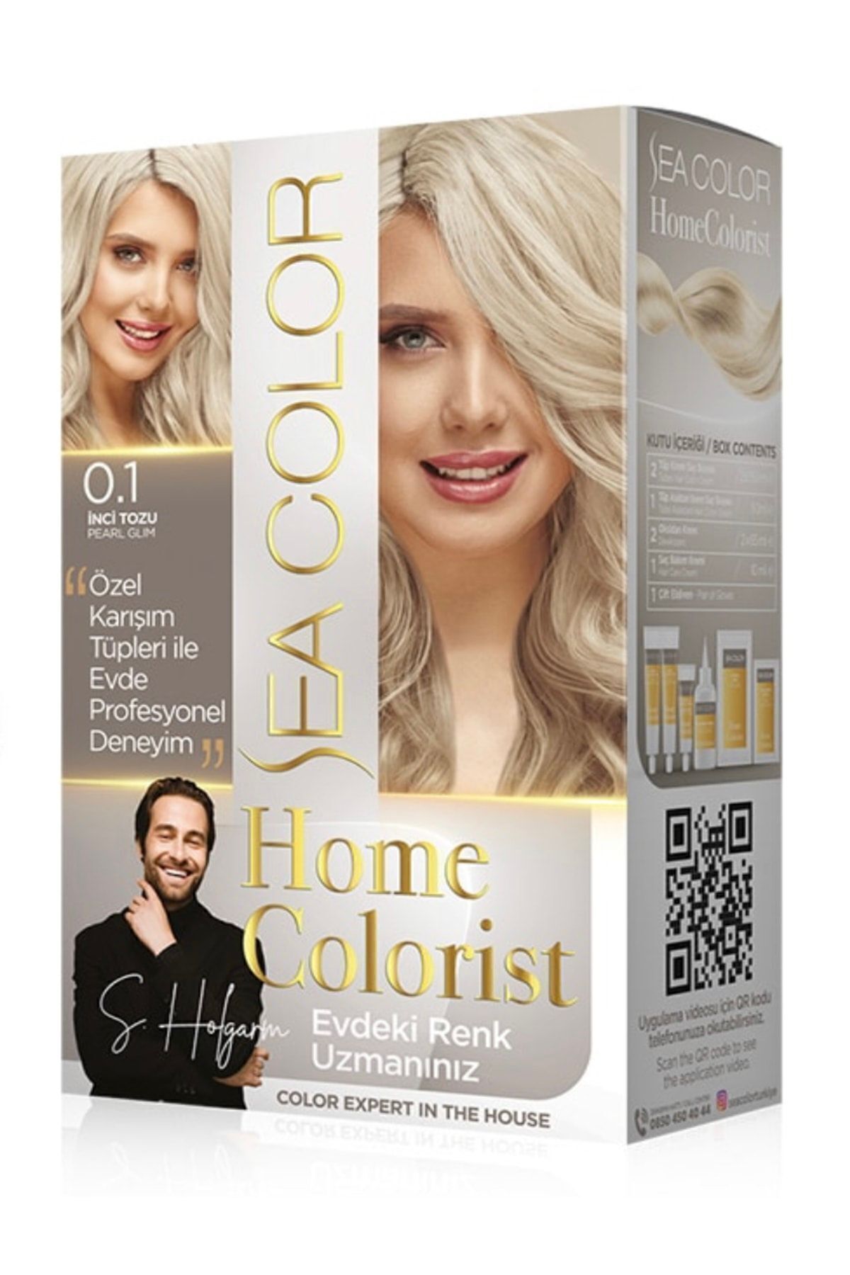 Sea Color Home Colorist Set Saç Boyası 0.1 İnci Tozu