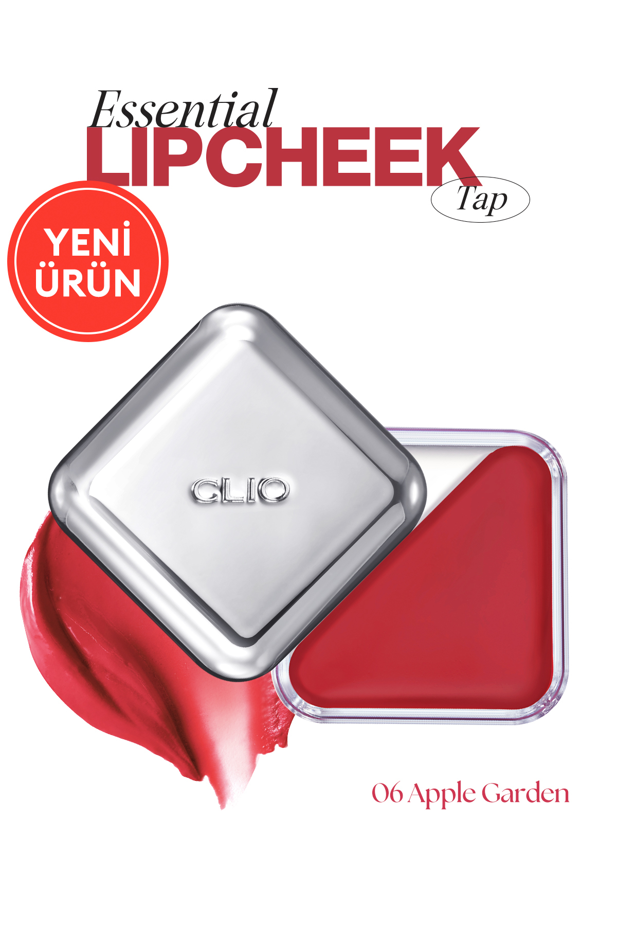 CLIO Dudak ve Yanak Renklendirici Balm Essential Lipcheek Tap (06 Apple Garden)