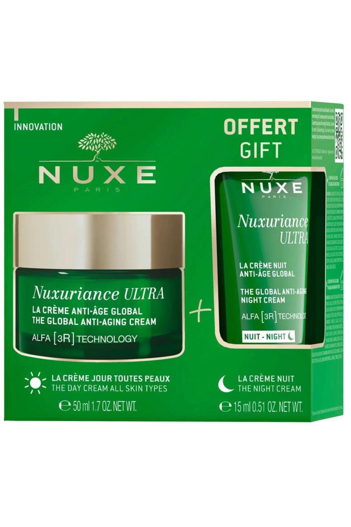 Nuxe Nuxuriance Ultra Yaşlanma Karşıtı Kremi 50 ml + 15 ml Gece Kremi HEDİYE