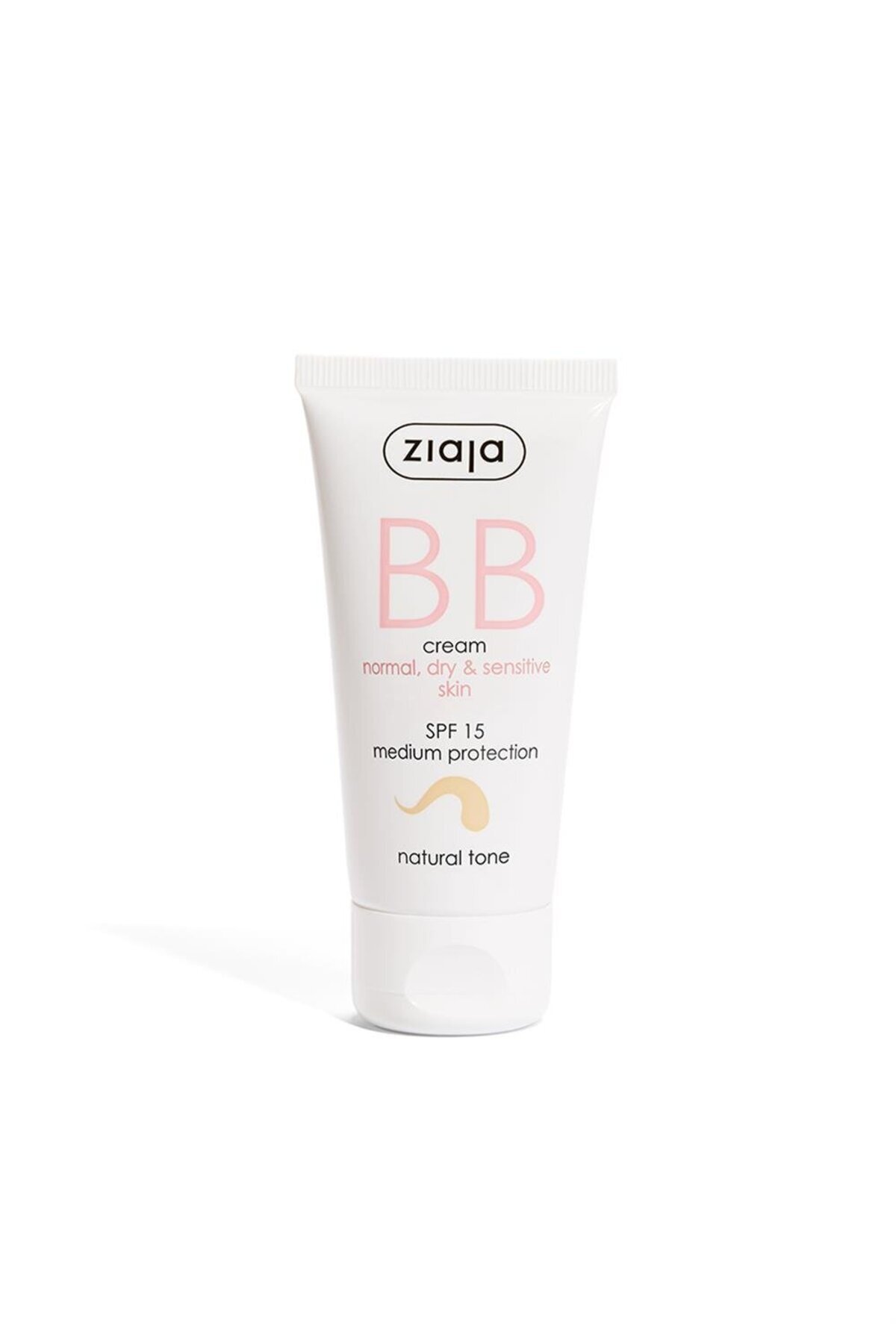 Ziaja BB Krem Normal, Kuru ve Hassas Ciltler İçin Doğal Ton SPF15 50 ml