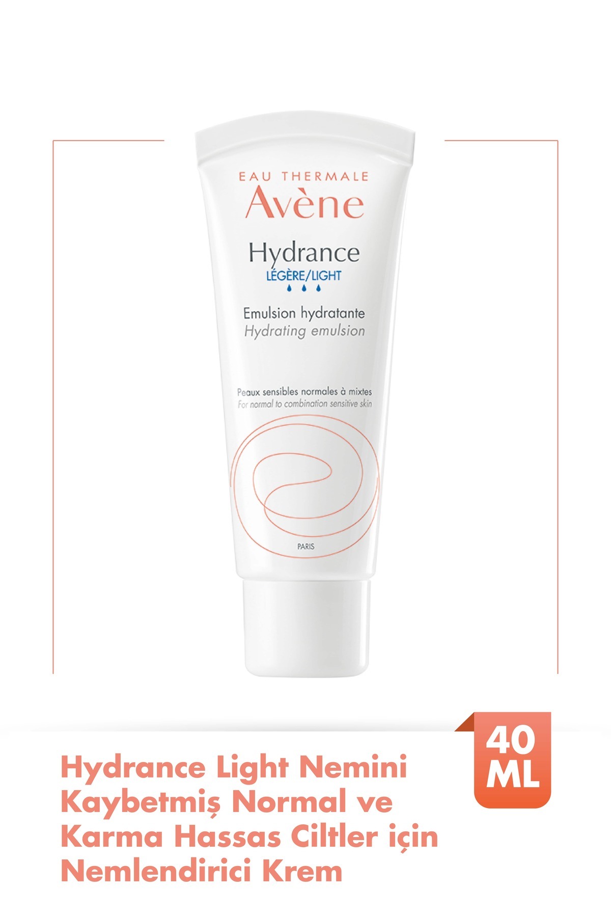 Avene Hassas Karma Ciltler İçin Derinlemesine Nemlendirici Ferahlatıcı ve Yatıştırıcı Krem 40 ml