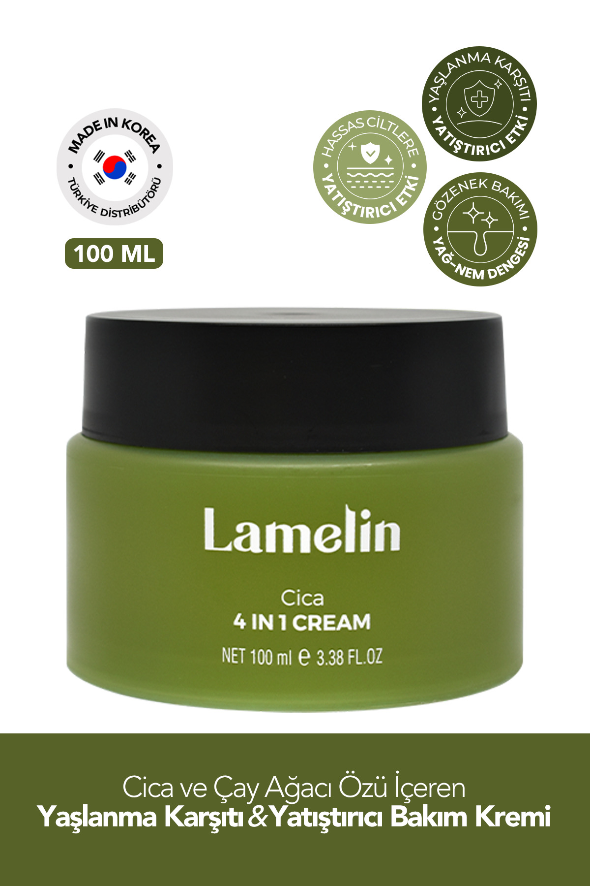 Lamelin Centella Bakım Kremi Cica 4 In 1 Cream 100 ml