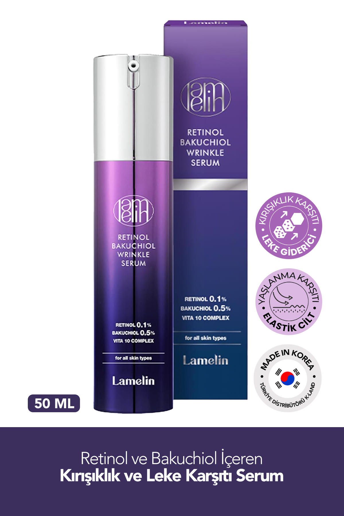 Lamelin Serum Lamelin Retinol Bakuchiol Serum 50 ML
